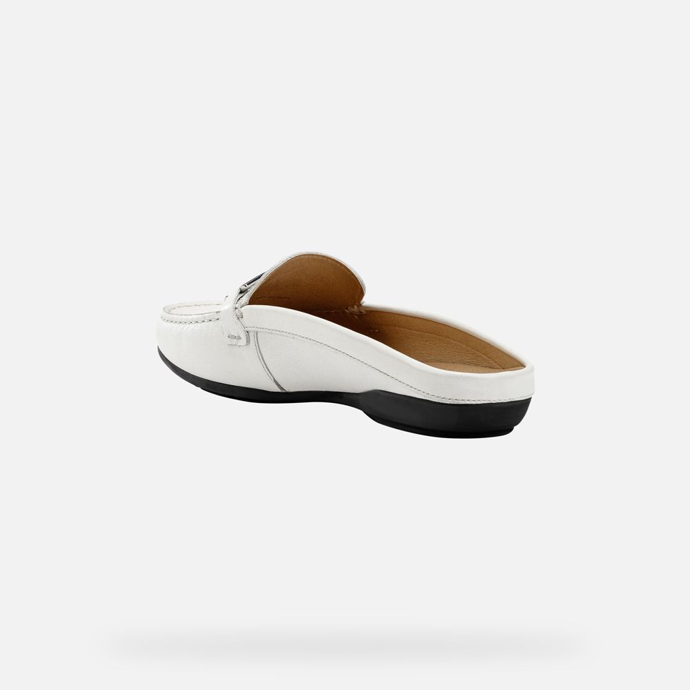 Geox Loafers White Annytah - Geox Womens Shoes - QAOKTW986